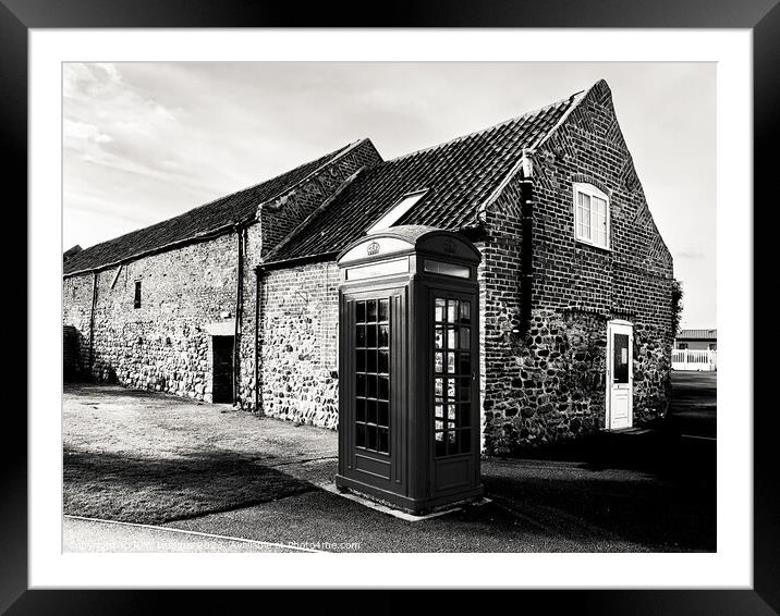 Iconic Red Phonebox Framed Mounted Print by RJW Images