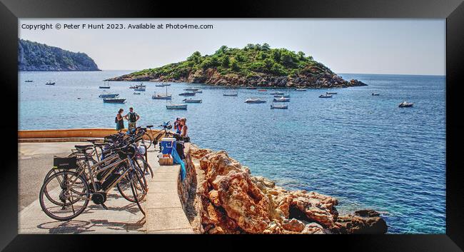 View From Sant Elm Mallorca Framed Print by Peter F Hunt