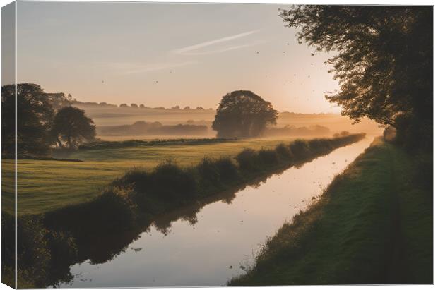 English Countryside Canvas Print by Picture Wizard