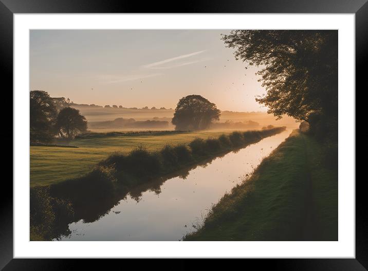 English Countryside Framed Mounted Print by Picture Wizard
