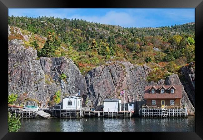 Fall in Quidi Vidi Harbour, St. John's Newfoundland Framed Print by Martyn Arnold