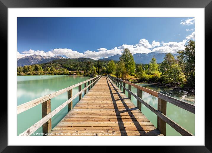 Whistler Green Lake Promenade Framed Mounted Print by Pierre Leclerc Photography