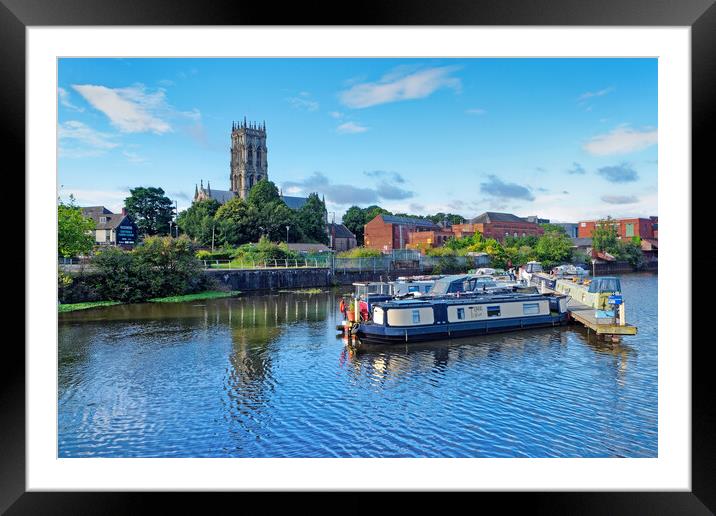 Doncaster Wharf and Minster  Framed Mounted Print by Darren Galpin