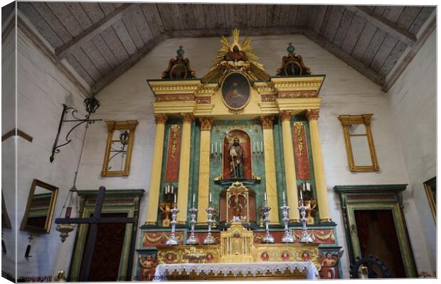 Mission San Jose, in Fremont California Canvas Print by Arun 