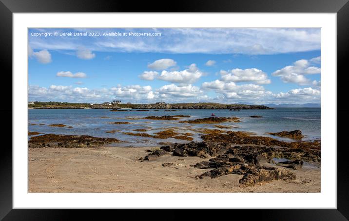 Borthwen Beach, Rhoscolyn, Anglesey Framed Mounted Print by Derek Daniel