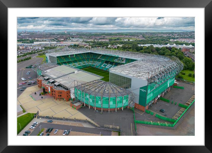 Celtic Park Framed Mounted Print by Apollo Aerial Photography