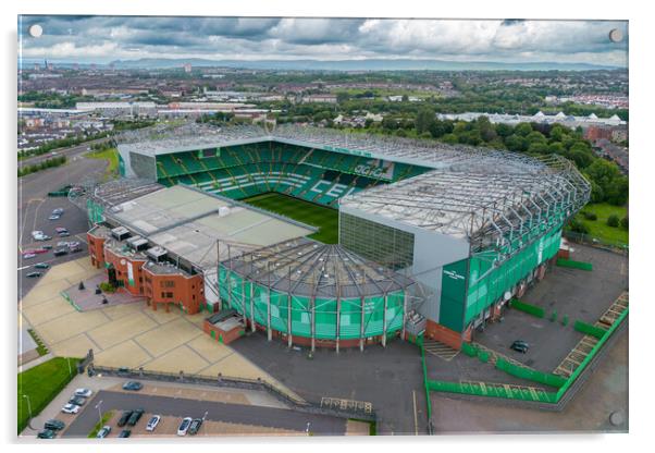 Celtic Park Acrylic by Apollo Aerial Photography