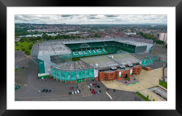 Celtic Park Framed Mounted Print by Apollo Aerial Photography