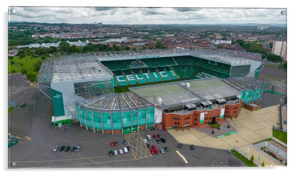 Celtic Park Acrylic by Apollo Aerial Photography