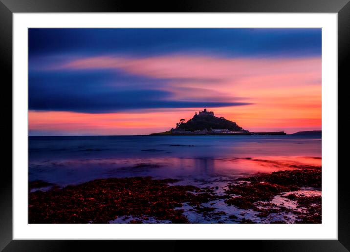 St Michael's Mount, Marazion, Cornwall.   Framed Mounted Print by Maggie McCall
