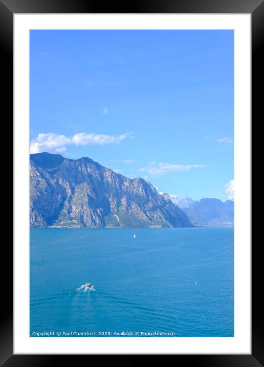 Lake Garda Framed Mounted Print by Paul Chambers