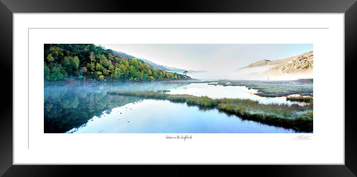Autumn in the Highlands Framed Mounted Print by JC studios LRPS ARPS