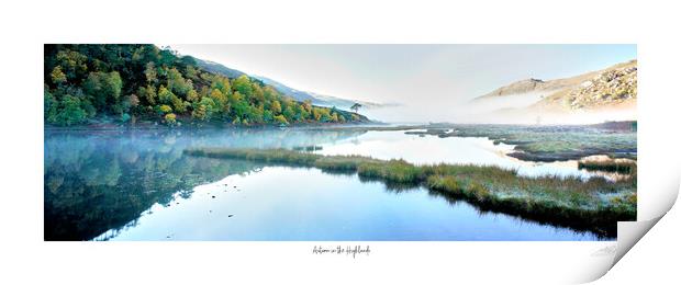 Autumn in the Highlands Print by JC studios LRPS ARPS