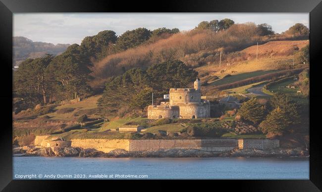 St Mawes Castle Framed Print by Andy Durnin