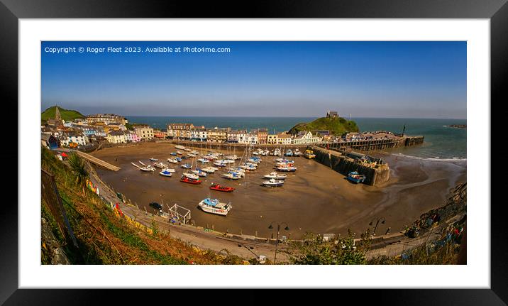 Ilfracombe Harbour Framed Mounted Print by Roger Fleet