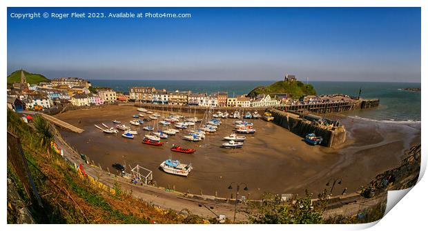 Ilfracombe Harbour Print by Roger Fleet