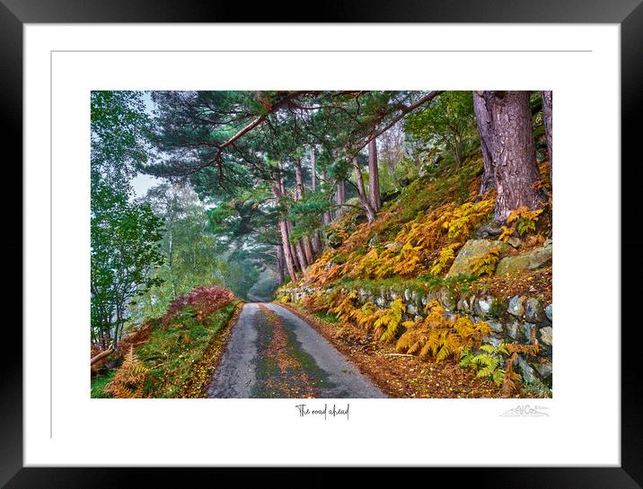 The road ahead Framed Mounted Print by JC studios LRPS ARPS