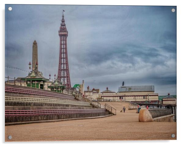 Blackpool  Acrylic by Victor Burnside
