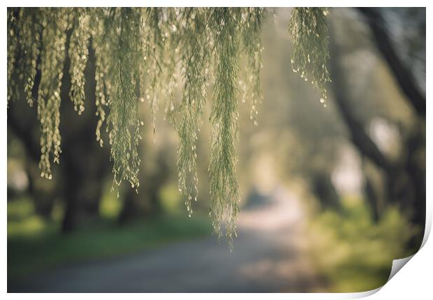 Willow Tree Print by Picture Wizard