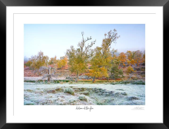 Autumn at the glen.  Framed Mounted Print by JC studios LRPS ARPS