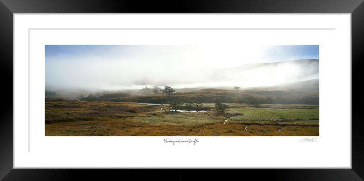 Morning mist across the glen Framed Mounted Print by JC studios LRPS ARPS
