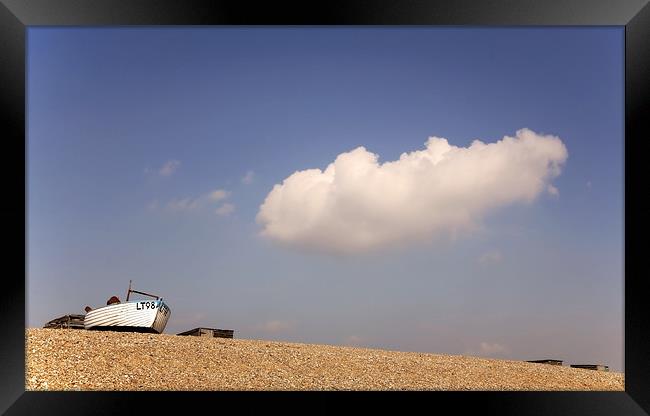 shingle beach Framed Print by david harding