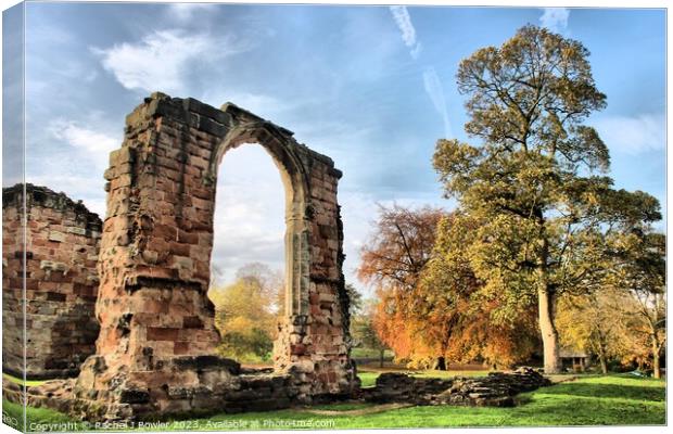 Priory Ruins Canvas Print by RJ Bowler