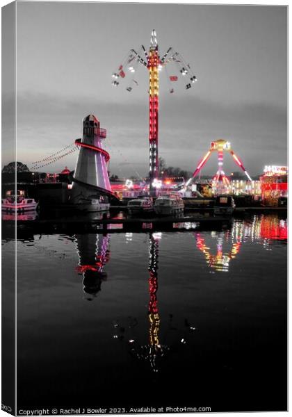 Funfair at Stourport-on-Severn Canvas Print by RJ Bowler