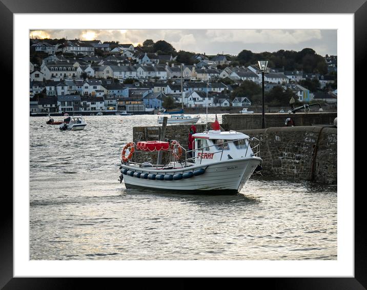 Instow to Appledore Ferry Framed Mounted Print by Tony Twyman