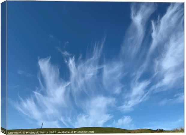 Blue Sky cloud Canvas Print by Photogold Prints
