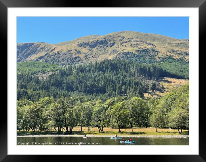 Loch Lubnaig in the Highlands of Scotland Framed Mounted Print by Photogold Prints