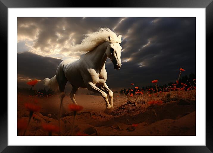 Equine Remembrance Framed Mounted Print by Steve Smith