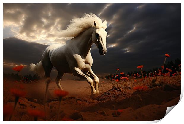 Equine Remembrance Print by Steve Smith