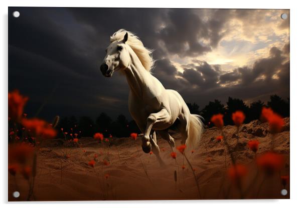 Equine Remembrance Acrylic by Steve Smith