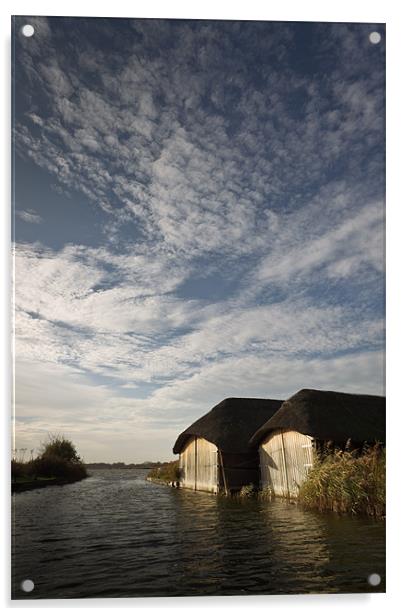 Windward - Norfolk Skies Acrylic by Simon Wrigglesworth