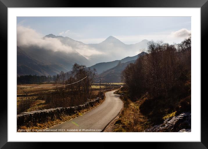 The Sisters of Kintail Framed Mounted Print by Mark Greenwood
