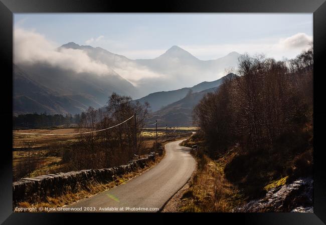 The Sisters of Kintail Framed Print by Mark Greenwood