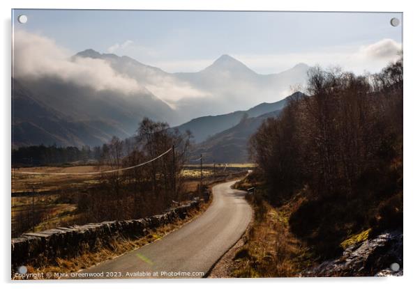 The Sisters of Kintail Acrylic by Mark Greenwood