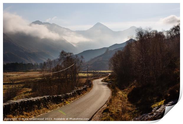 The Sisters of Kintail Print by Mark Greenwood