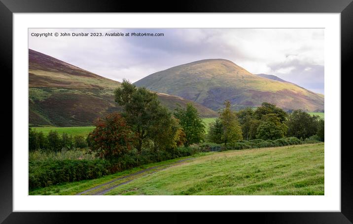 Blencathra Morning Framed Mounted Print by John Dunbar