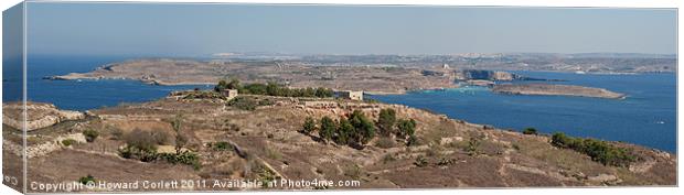 Gozo and Comino Canvas Print by Howard Corlett
