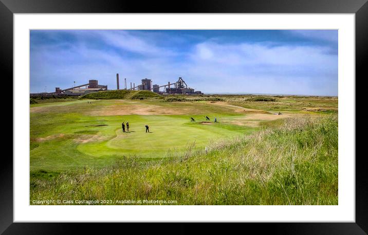On Course - Cleveland Golf Club Framed Mounted Print by Cass Castagnoli