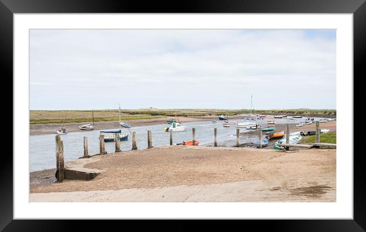 Quayside at Burnham Overy Staithe Framed Mounted Print by Jason Wells