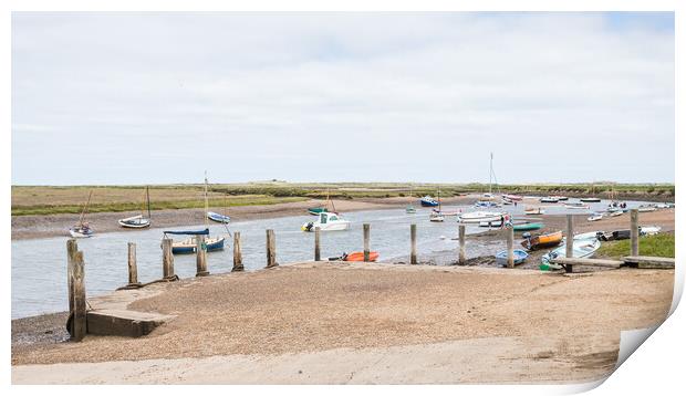 Quayside at Burnham Overy Staithe Print by Jason Wells