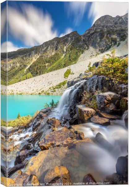 Visiting Joffre Lakes, BC Canvas Print by Pierre Leclerc Photography