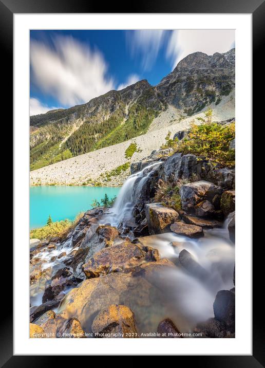Visiting Joffre Lakes, BC Framed Mounted Print by Pierre Leclerc Photography