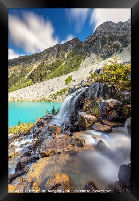 Visiting Joffre Lakes, BC Framed Print by Pierre Leclerc Photography