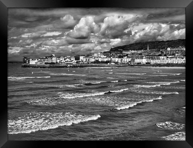 Knightstone, Weston Super Mare  Framed Print by Darren Galpin