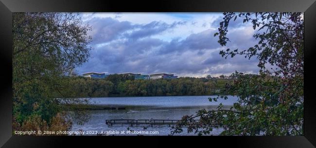 A Landed Ship - (Panorama.) Framed Print by 28sw photography