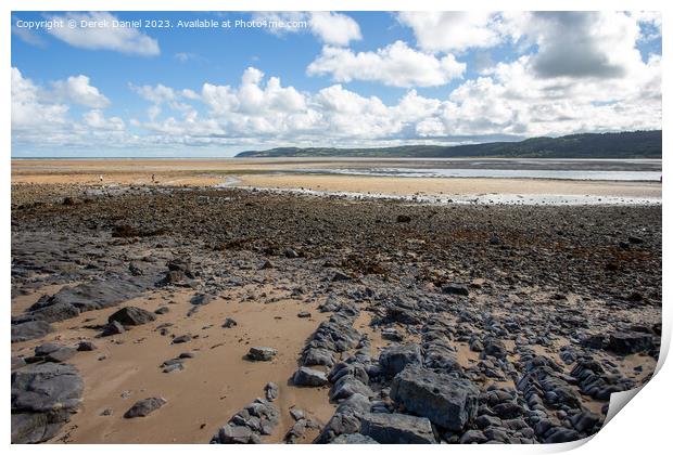 Tranquil Red Wharf Bay Print by Derek Daniel